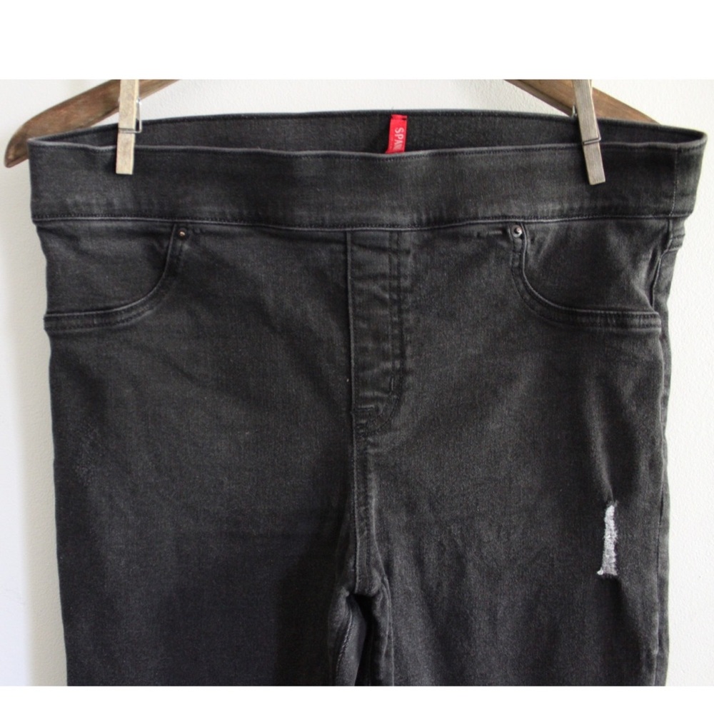 Spanx Distressed Skinny Jeans XL 14 Preowned - Picture 4 of 9